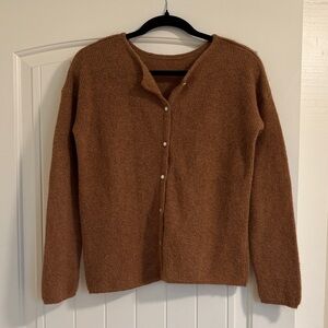 Sezane Brown Gaspard Cardigan